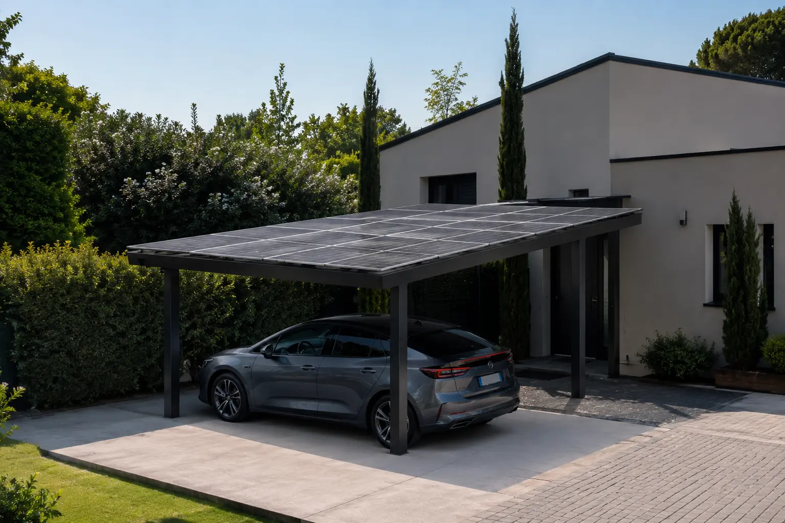 ombrière solaire photovoltaïque Gironde